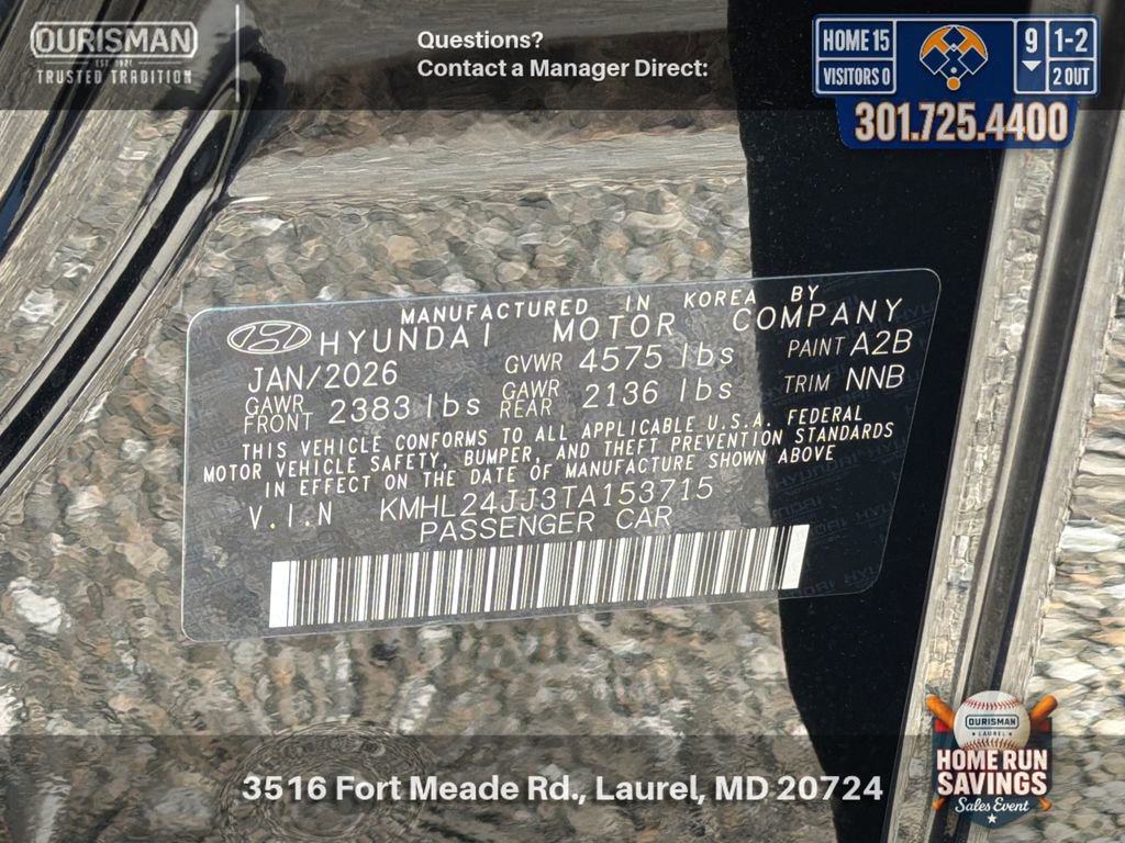 New 2026 Hyundai Sonata Blue FWD image 28