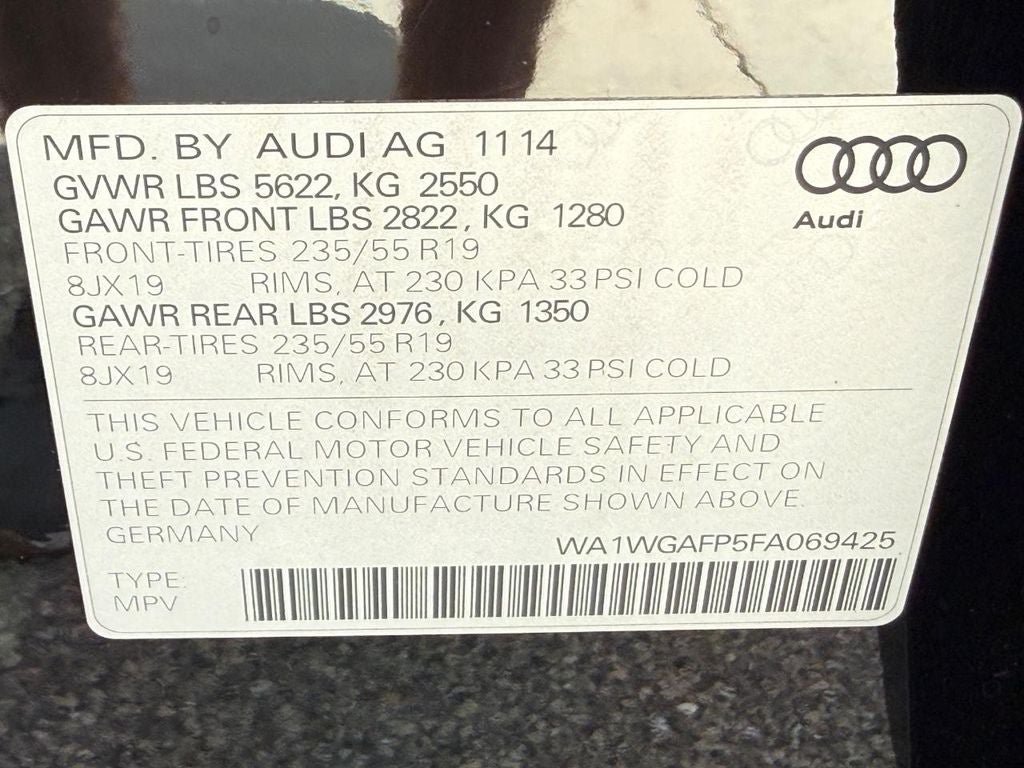 Used 2015 Audi Q5 3.0T Prestige w/ Prestige Package AWD/4WD image 24