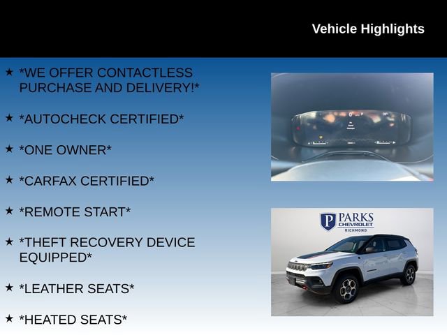 Used 2022 Jeep Compass Trailhawk w/ Trailhawk Elite Group image 4