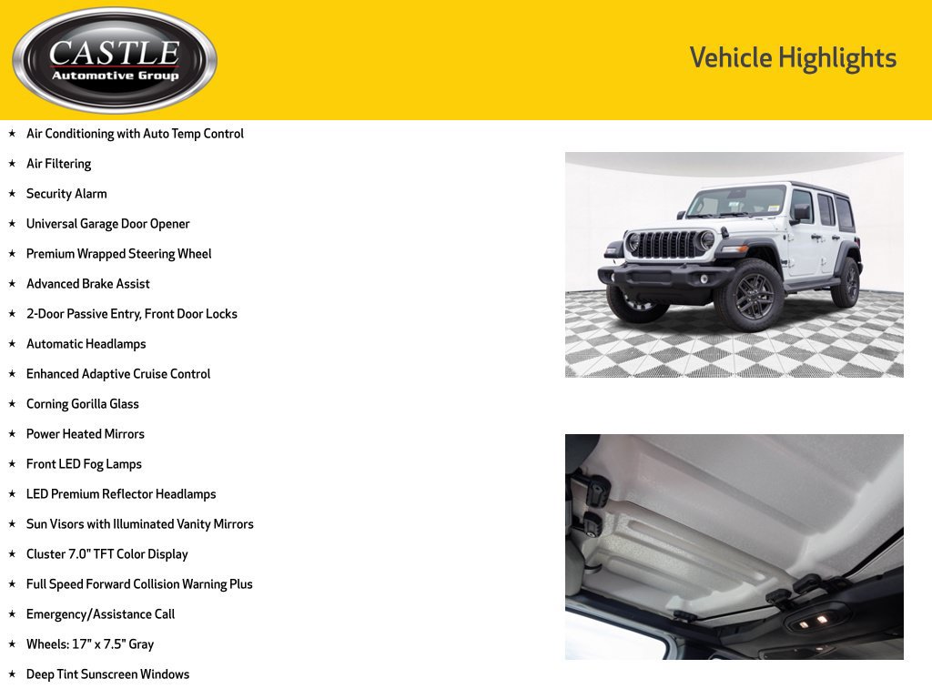 New 2027 Jeep Wrangler Unlimited Sport AWD/4WD image 6