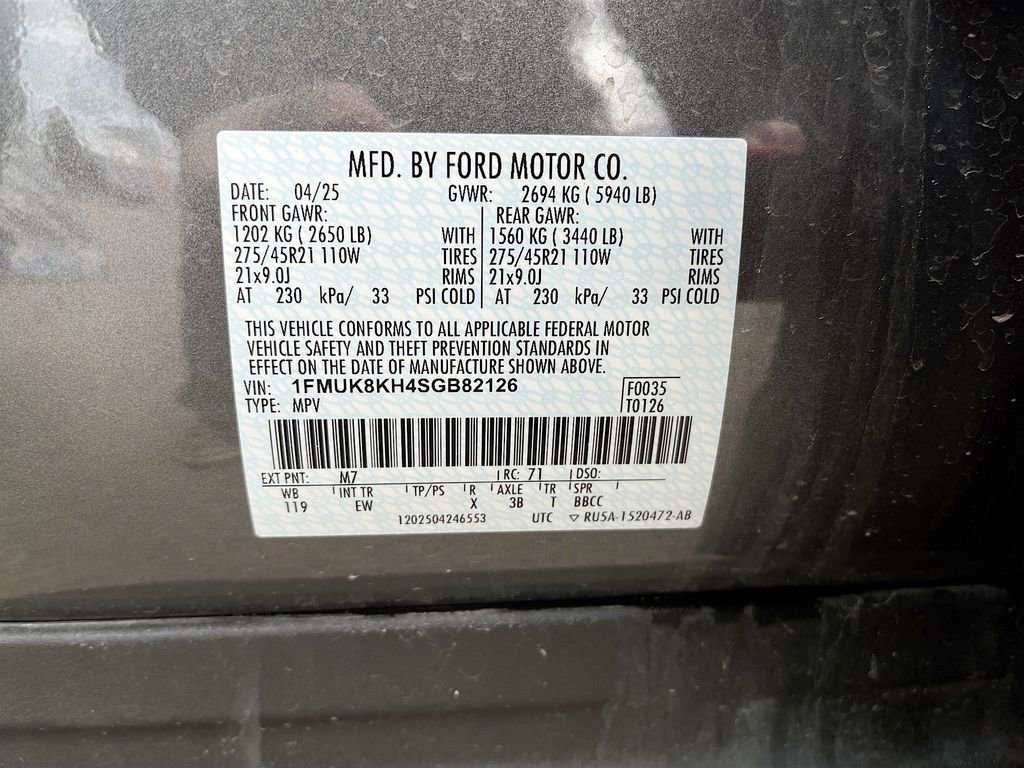 Used 2025 Ford Explorer ST-Line w/ ST-Line Street Pack image 32