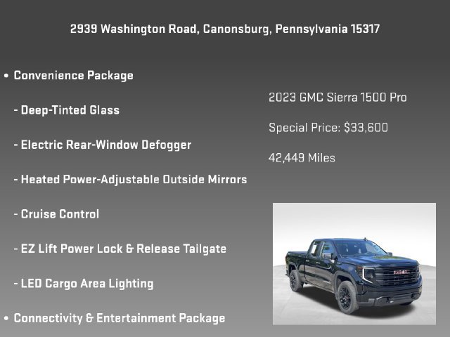 Certified 2023 GMC Sierra 1500 Pro w/ Graphite Edition AWD/4WD image 17