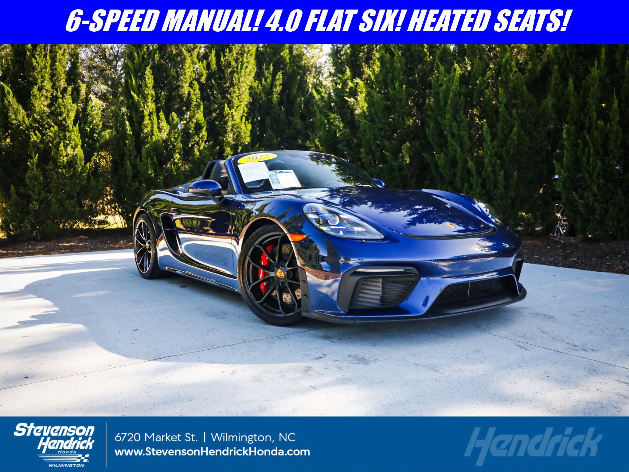 Used 2022 Porsche 718 Boxster Spyder