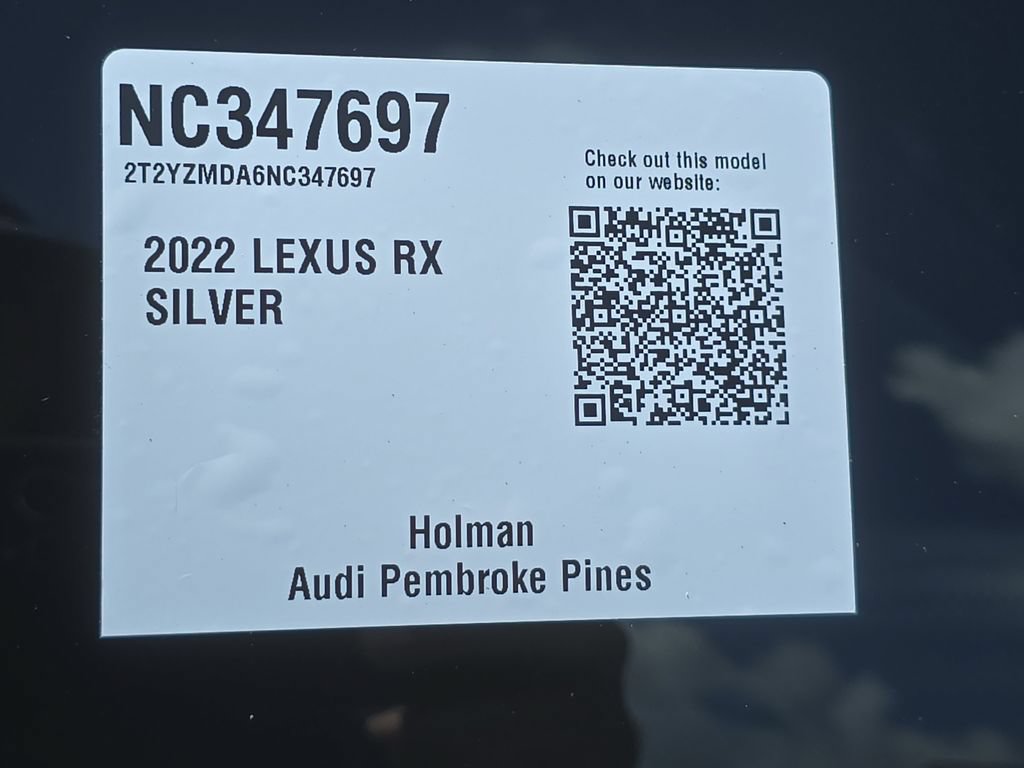 Used 2022 Lexus RX 350 F Sport w/ Accessory Package AWD/4WD image 34