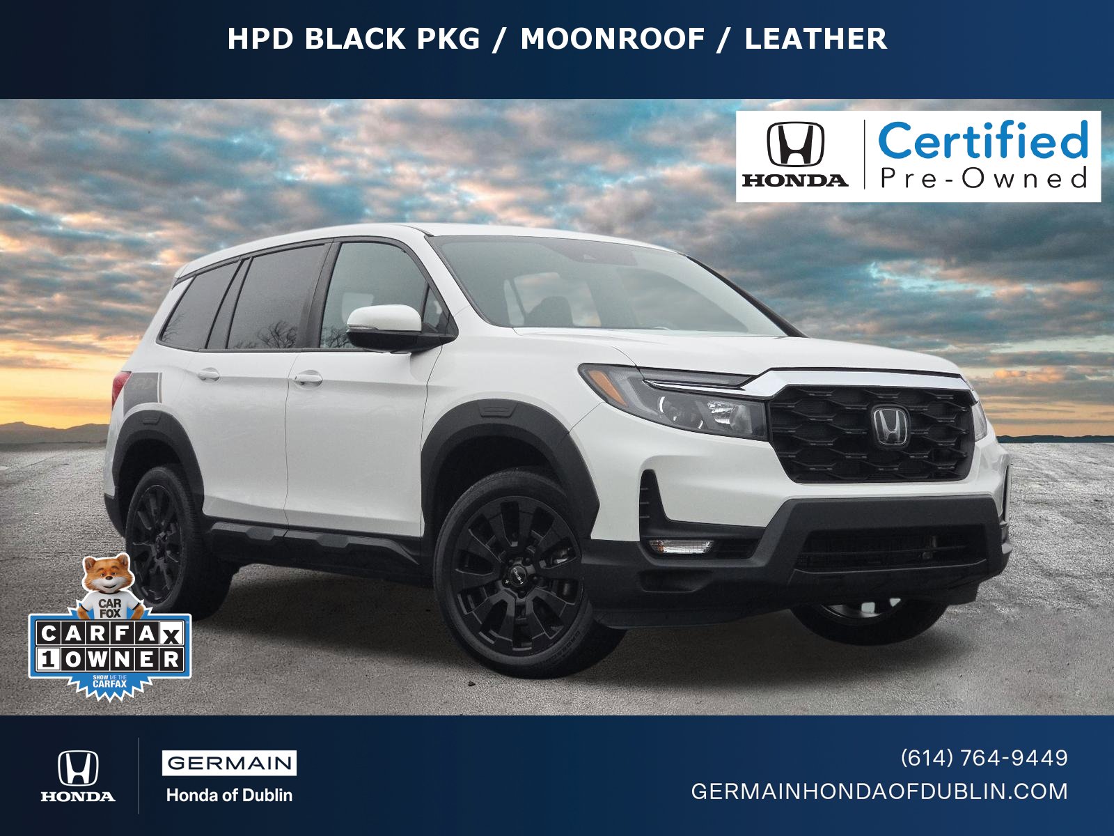 Certified 2023 Honda Passport EX-L
