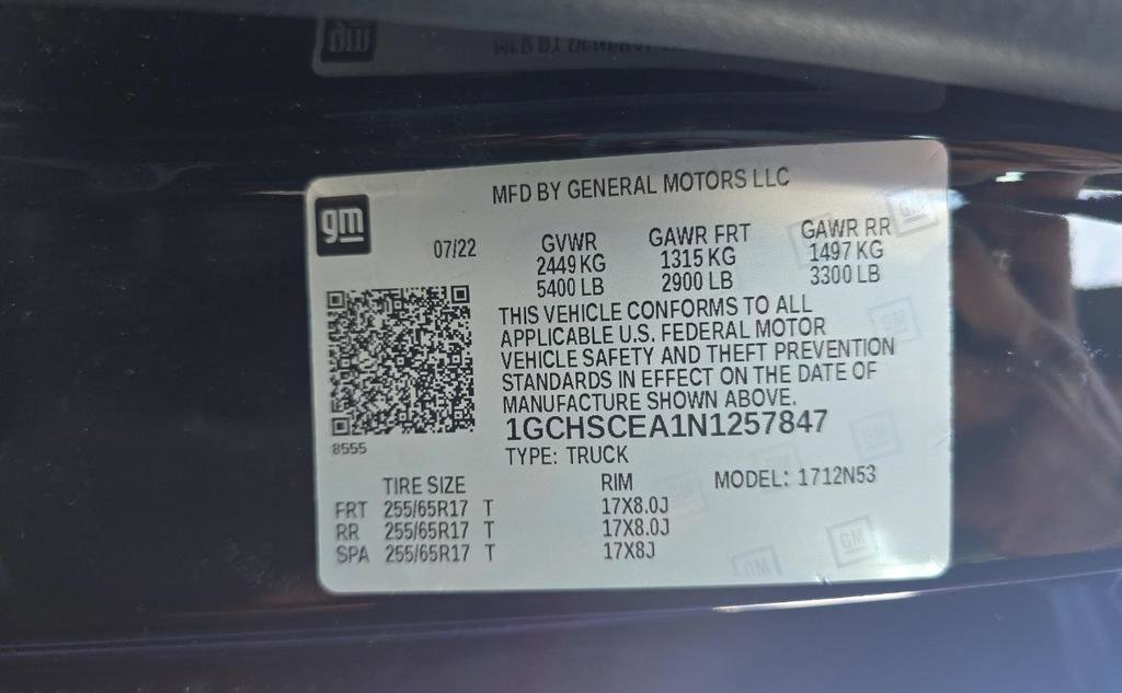 Used 2022 Chevrolet Colorado LT w/ Fleet Safety Package image 9