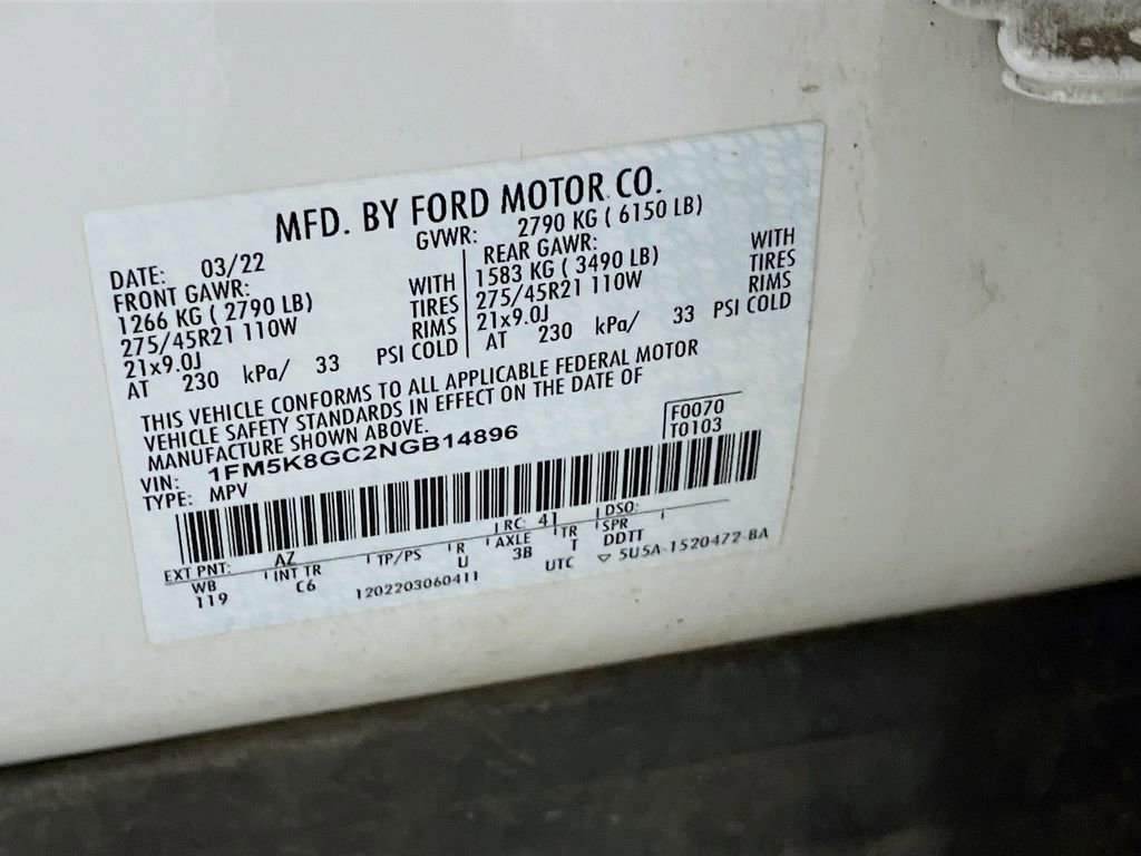 Used 2022 Ford Explorer ST w/ Equipment Group 401A image 33