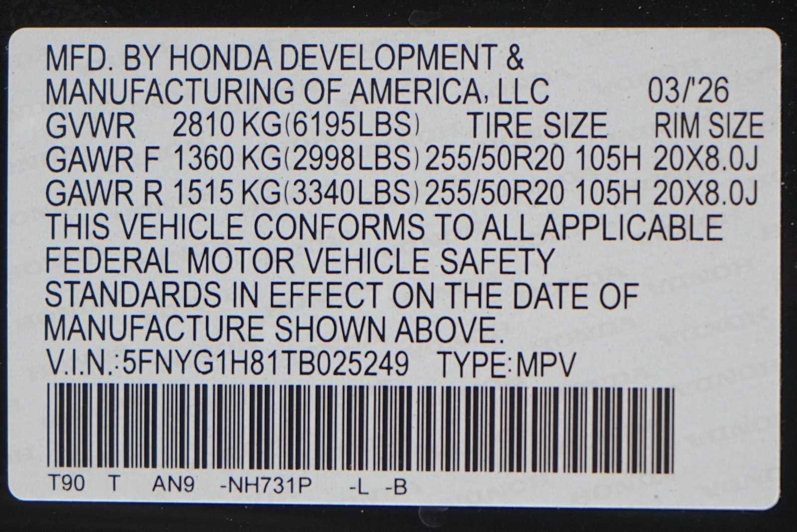 Used 2026 Honda Pilot Elite image 30
