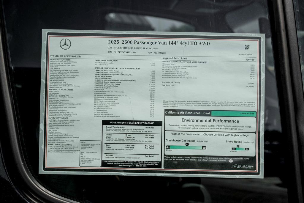 Used 2025 Mercedes-Benz Sprinter 2500 image 26