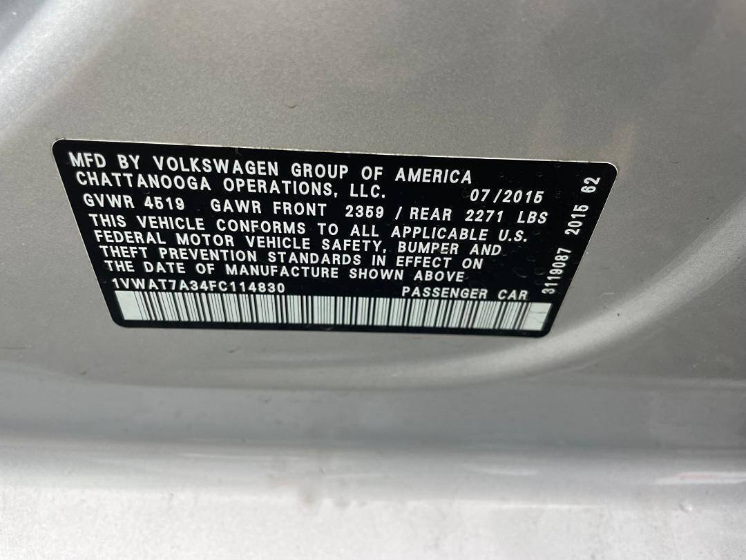 Used 2015 Volkswagen Passat 1.8T Limited Edition FWD image 32