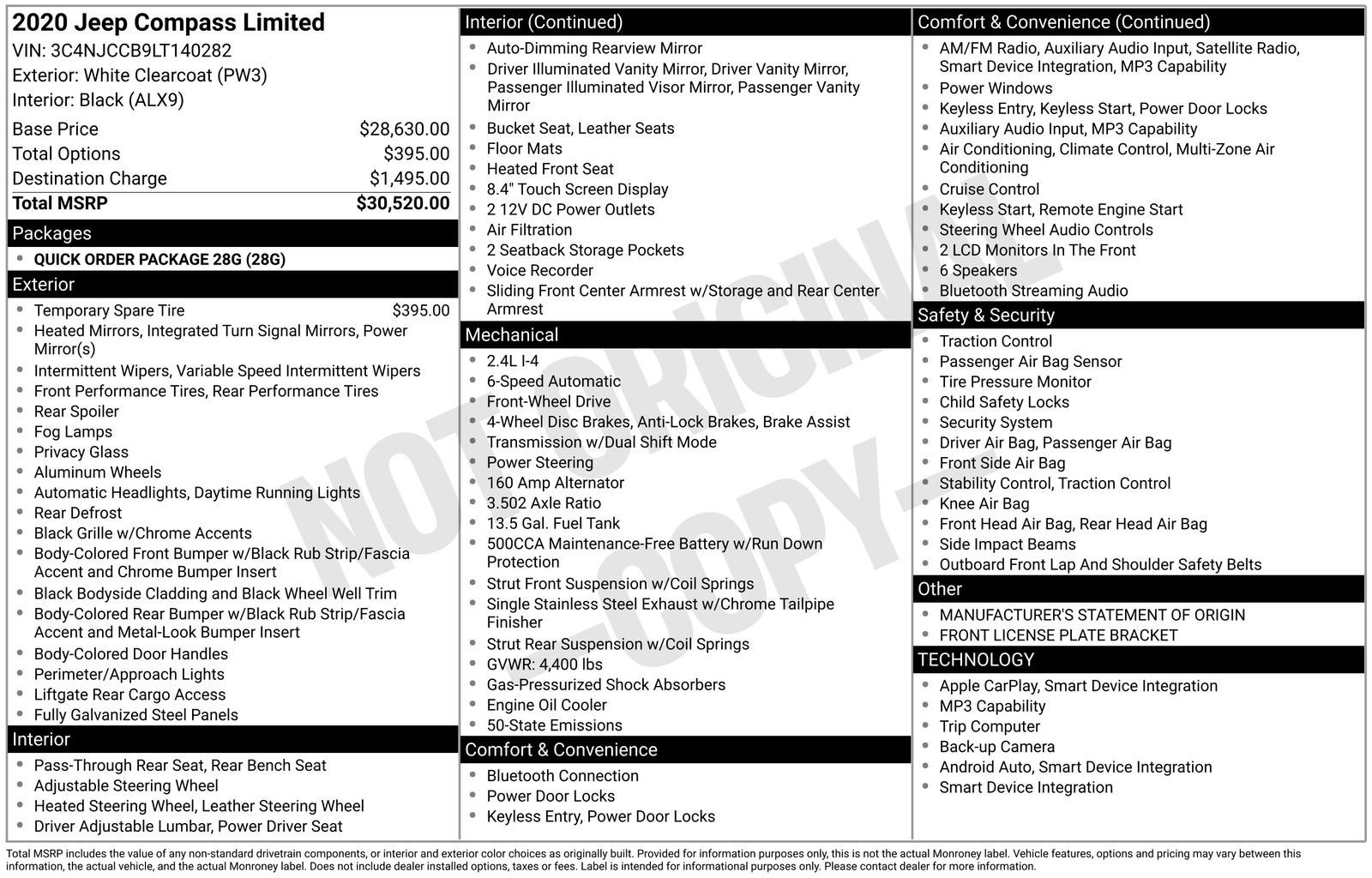 Used 2020 Jeep Compass Limited FWD image 5