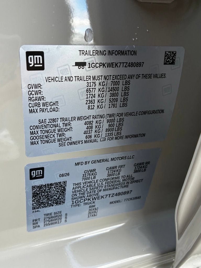 New 2026 Chevrolet Silverado 1500 RST w/ RST Select Package AWD/4WD image 48
