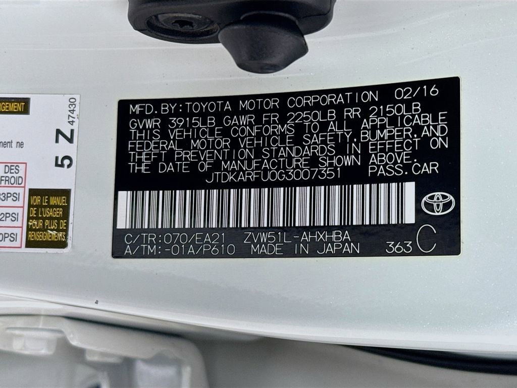 Certified 2016 Toyota Prius Three Touring image 34