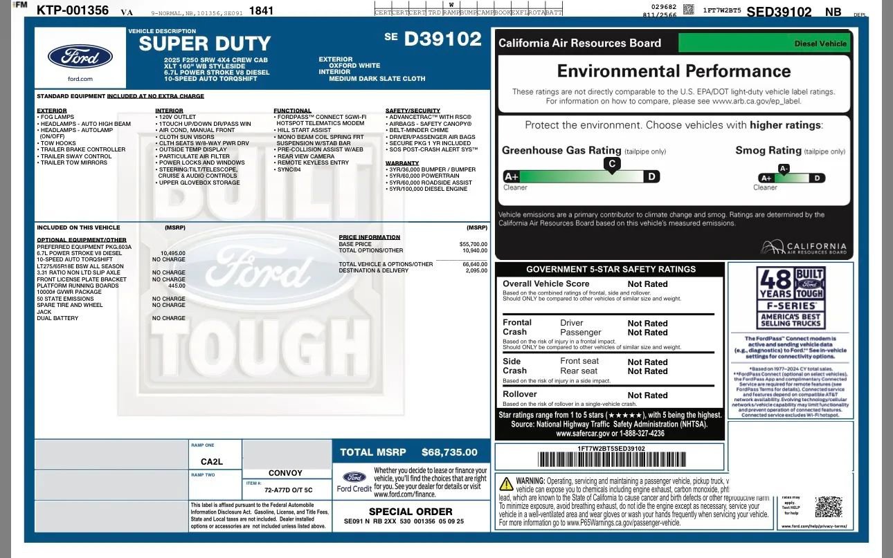 Used 2025 Ford F250 XLT AWD/4WD image 28