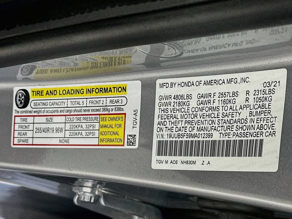 Used 2021 Acura TLX w/ A-SPEC Package FWD image 36
