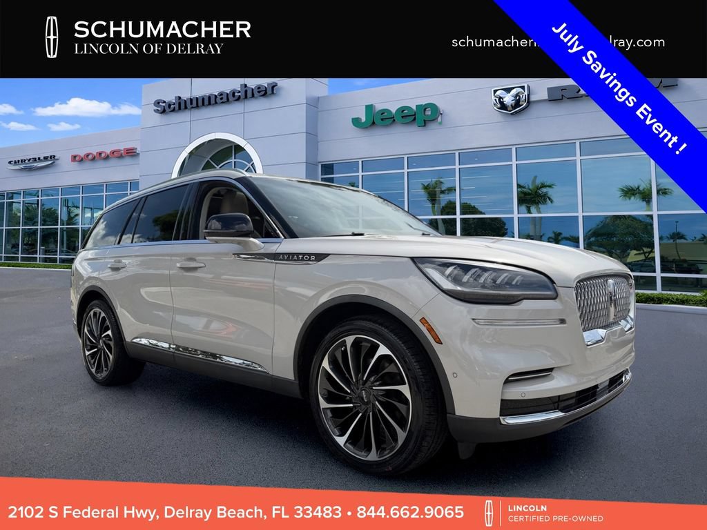 Certified 2023 Lincoln Aviator Reserve w/ Equipment Group 201A