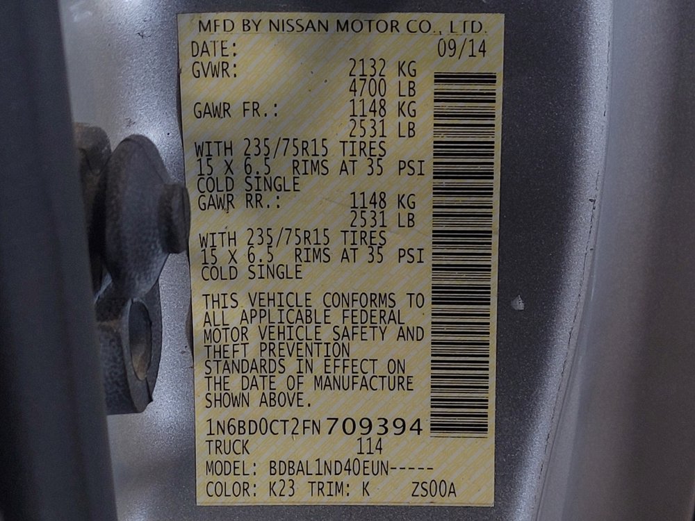 Used 2015 Nissan Frontier S RWD image 33