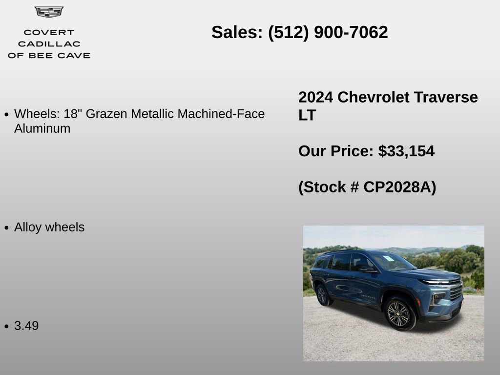 Used 2024 Chevrolet Traverse LT FWD image 18