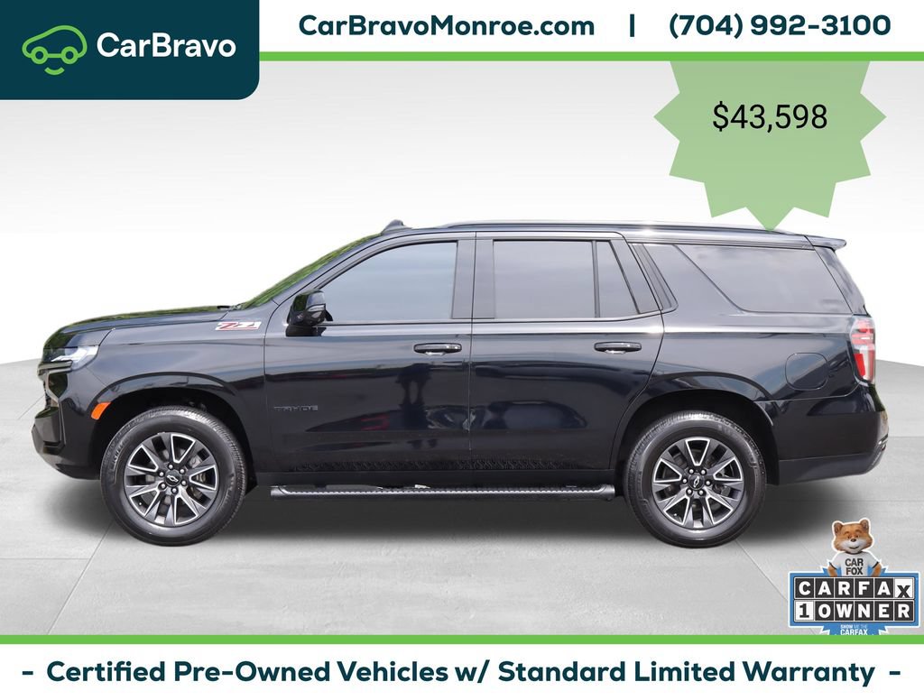 Certified 2021 Chevrolet Tahoe Z71 w/ Z71 Signature Package AWD/4WD image 2