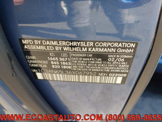 Used 2006 Chrysler Crossfire Limited RWD image 19