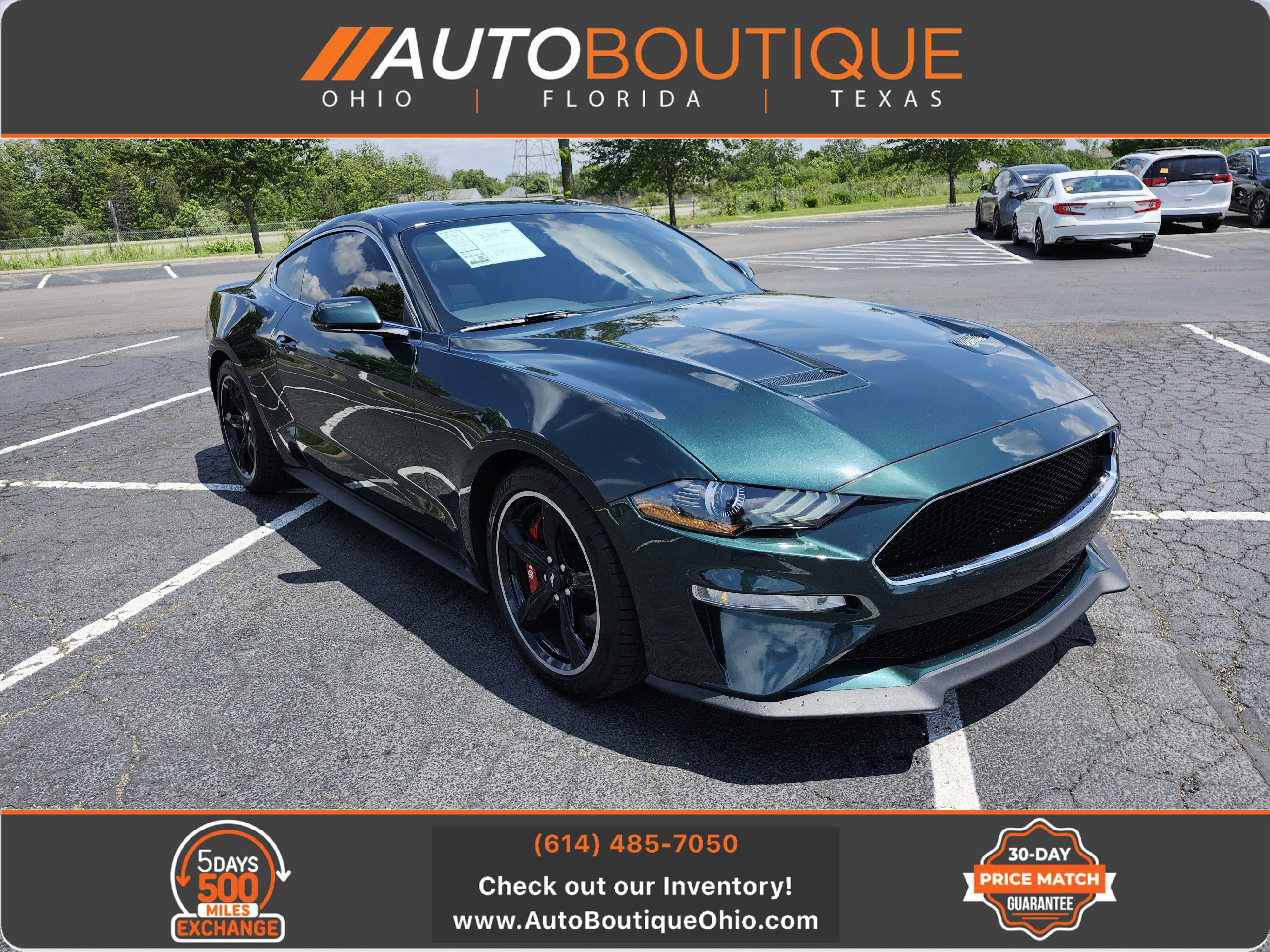 Used 2019 Ford Mustang Bullitt w/ Bullitt Electronics Package RWD image 1