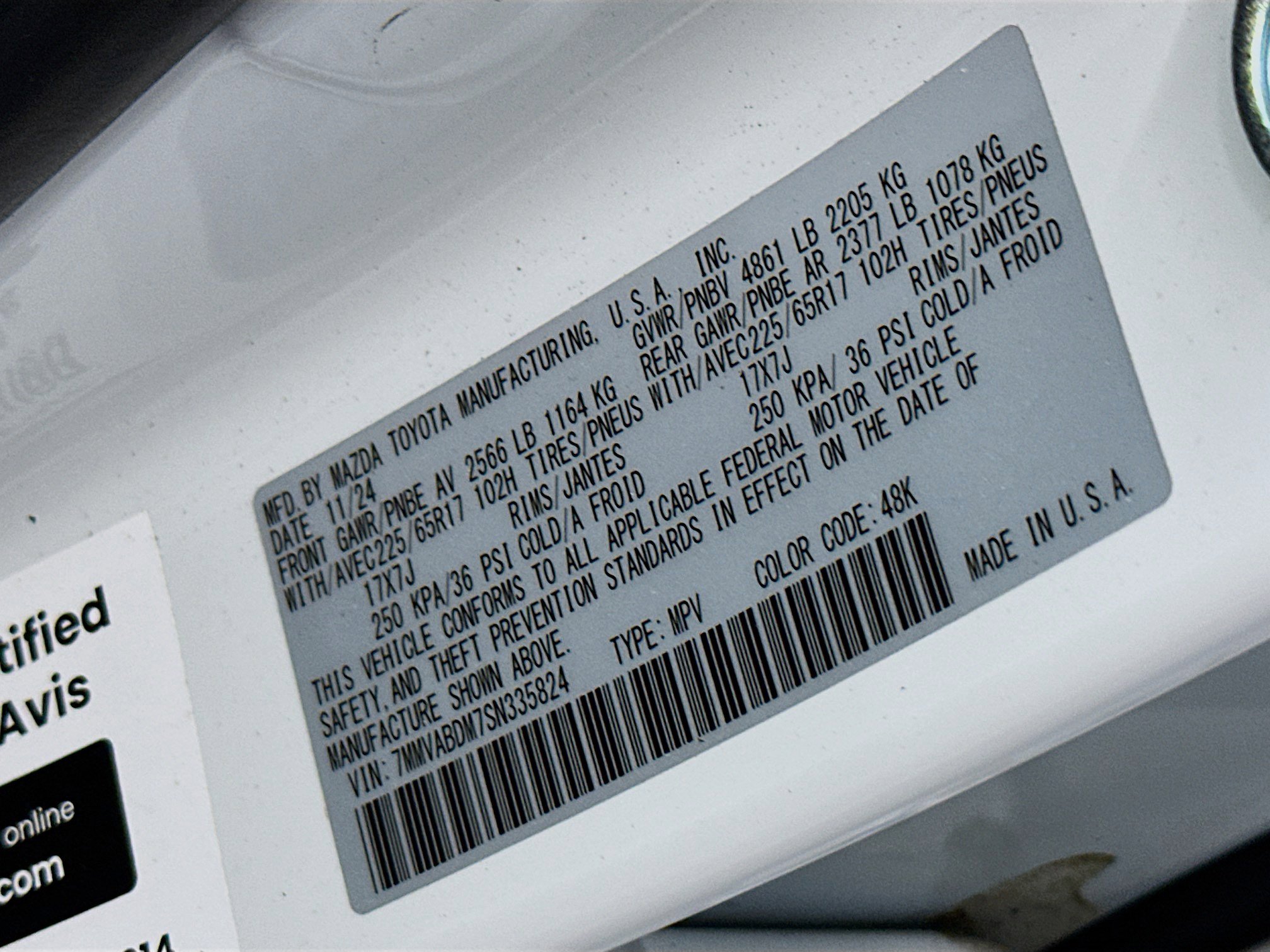 Used 2025 MAZDA CX-50 AWD 2.5 S w/ Premium Package image 12