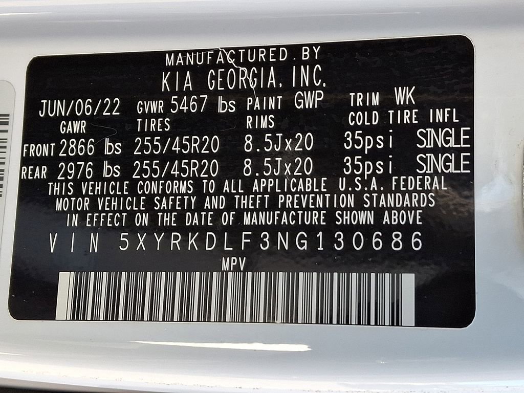 Certified 2022 Kia Sorento SX Prestige AWD/4WD image 28