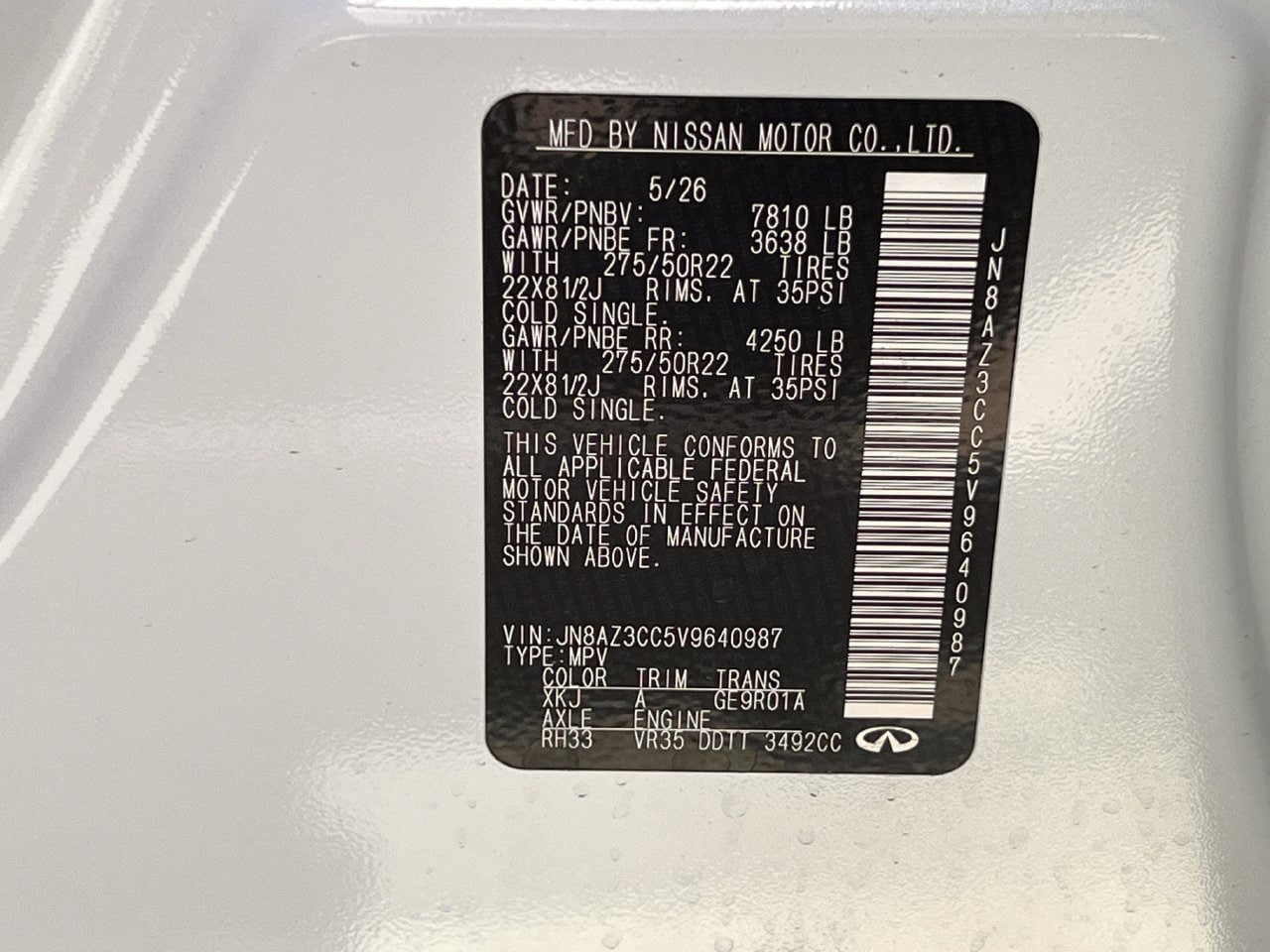 New 2027 INFINITI QX80 Autograph AWD/4WD image 29