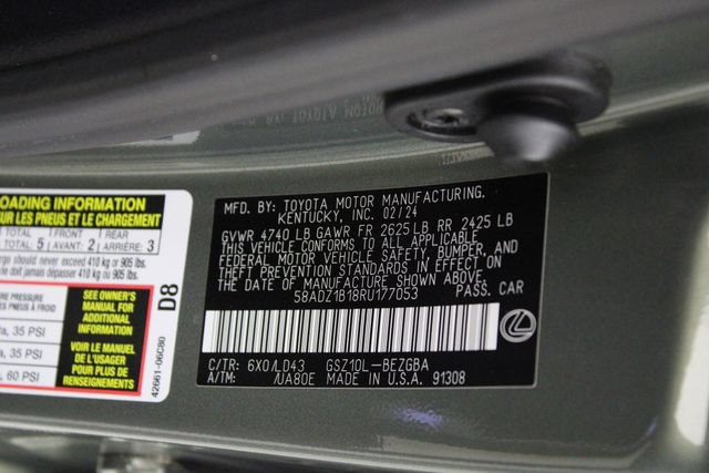 Used 2024 Lexus ES 350 w/ Premium Package FWD image 38