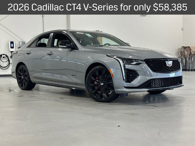 New 2026 Cadillac CT4 V w/ LPO, ONYX Package image 2