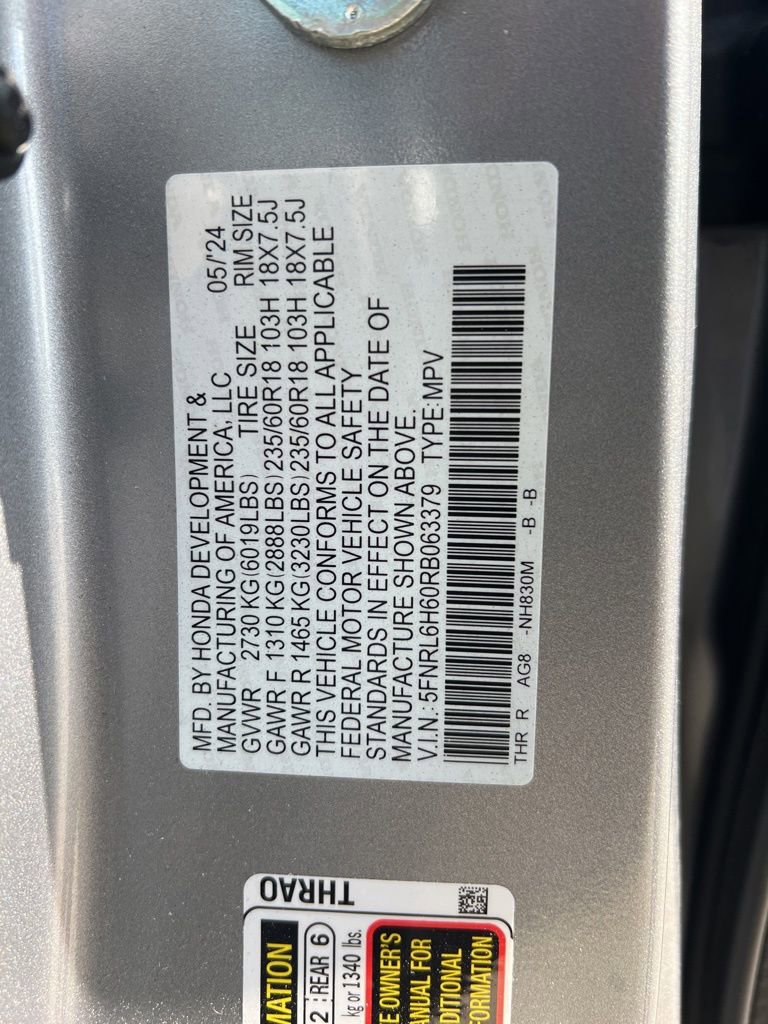 Used 2024 Honda Odyssey EX-L image 22