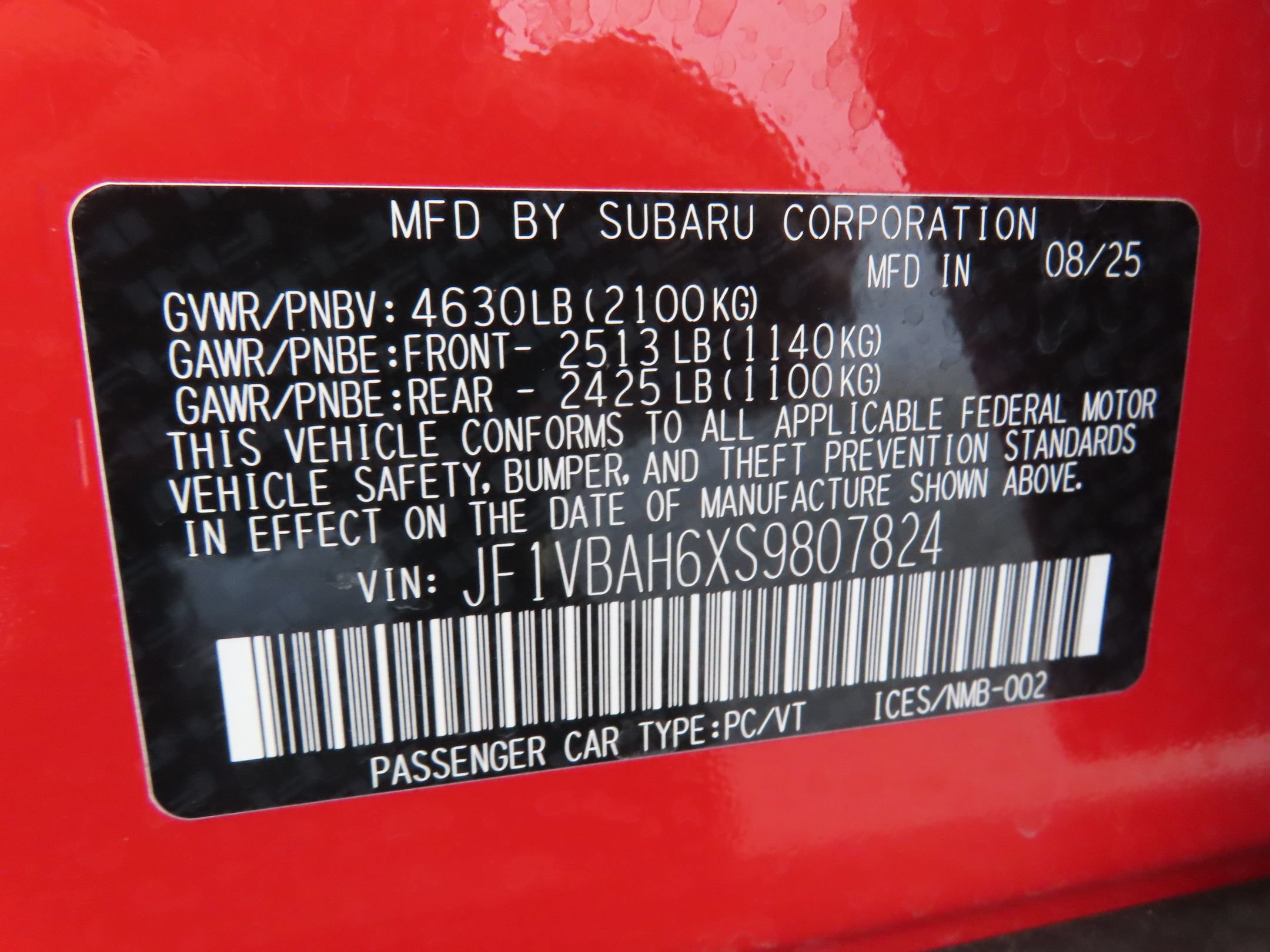Used 2025 Subaru WRX Premium AWD/4WD image 27