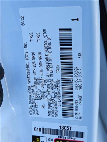 Used 2022 Toyota Tundra SR5 w/ SR5 Convenience Package image 15