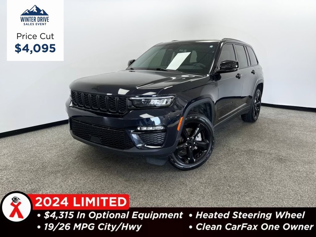 Used 2024 Jeep Grand Cherokee Limited w/ Black Appearance Package