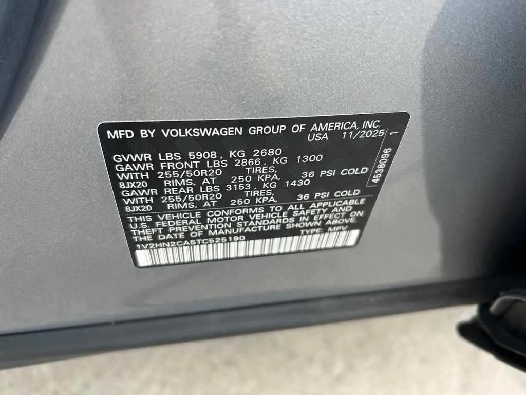 Used 2026 Volkswagen Atlas SE AWD/4WD image 10