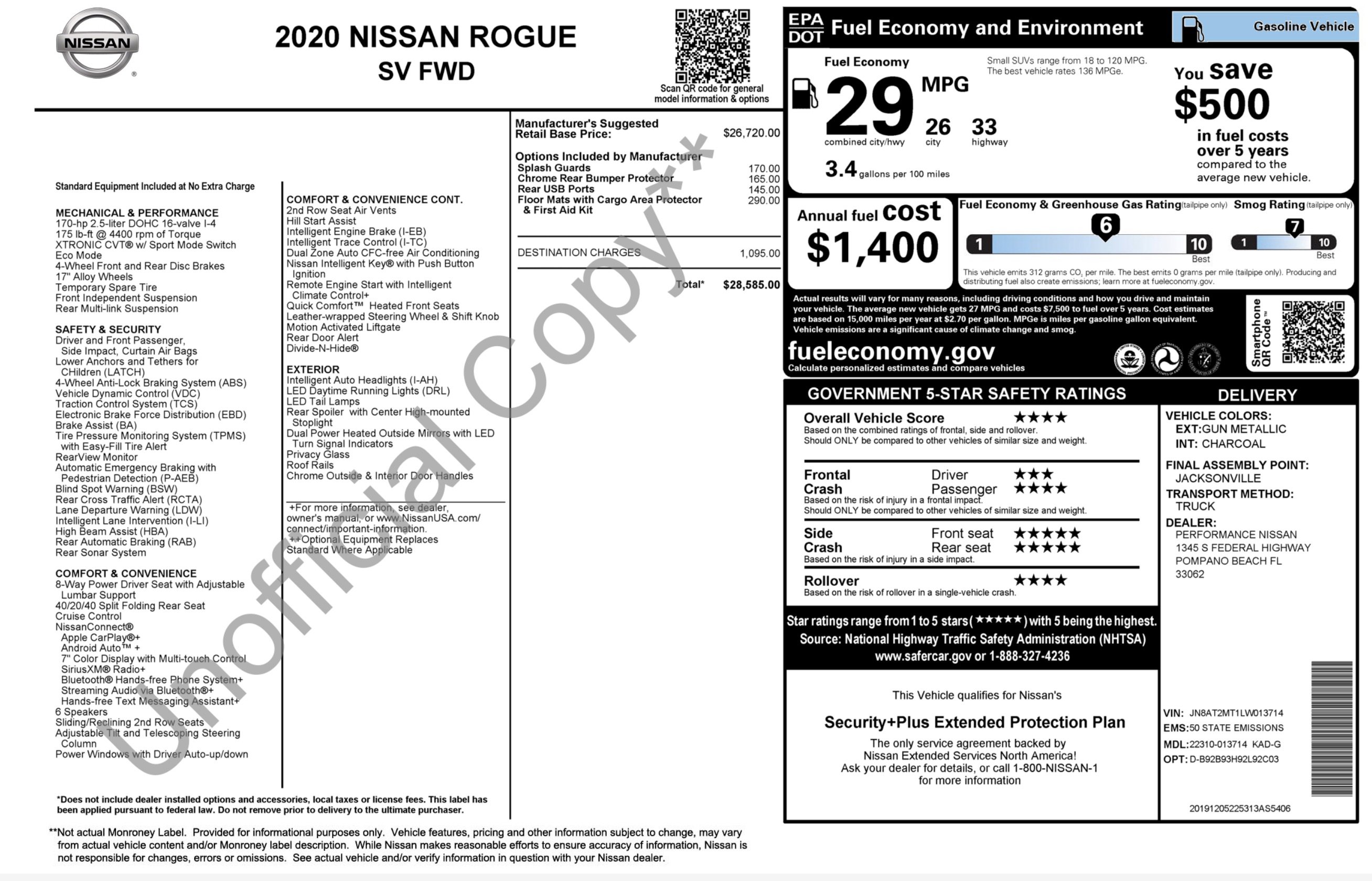 Used 2020 Nissan Rogue SV image 3