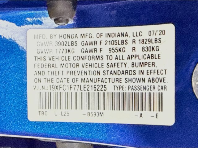 Used 2020 Honda Civic EX-L image 39