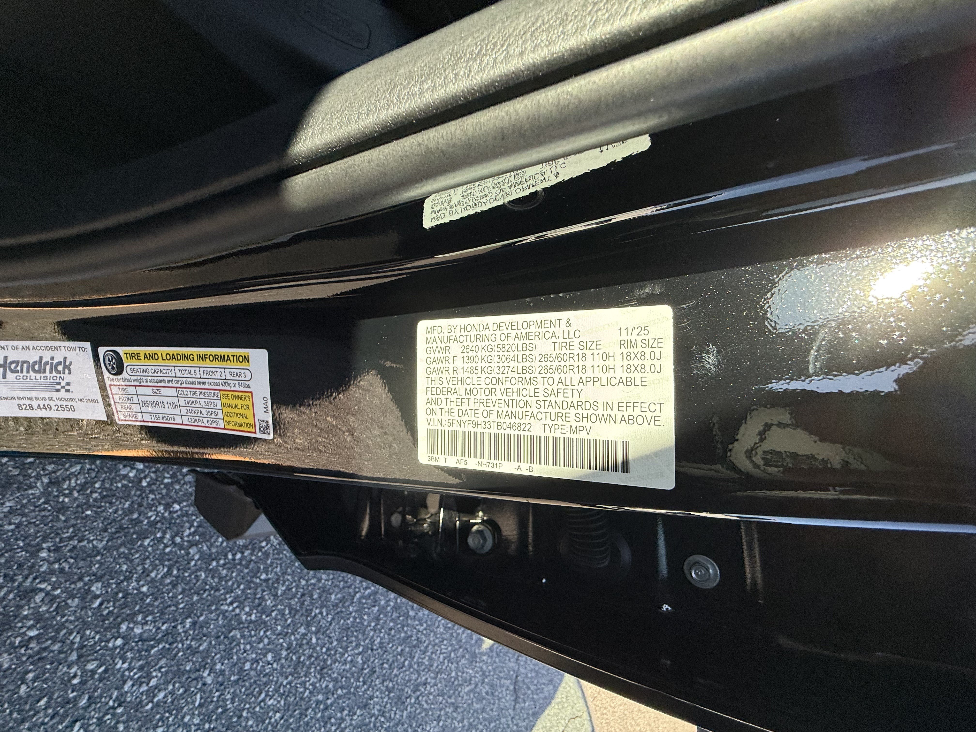 New 2026 Honda Passport RTL image 15