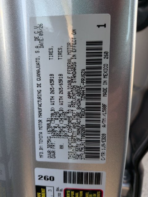 New 2026 Toyota Tacoma Limited AWD/4WD image 36