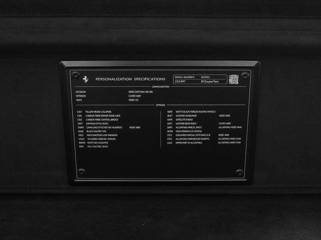 Certified 2018 Ferrari 812 Superfast RWD image 43