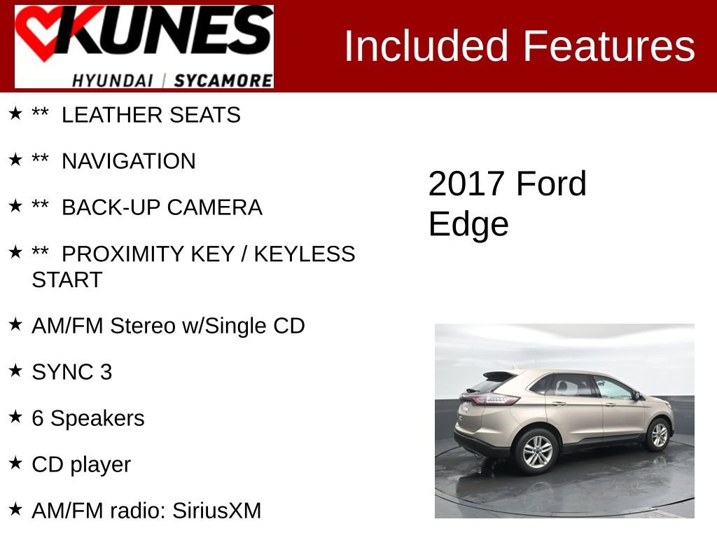 Used 2017 Ford Edge SEL w/ Utility Package image 2