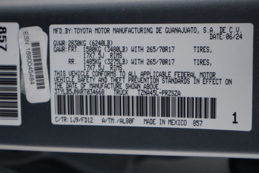Used 2024 Toyota Tacoma TRD Off-Road AWD/4WD image 16
