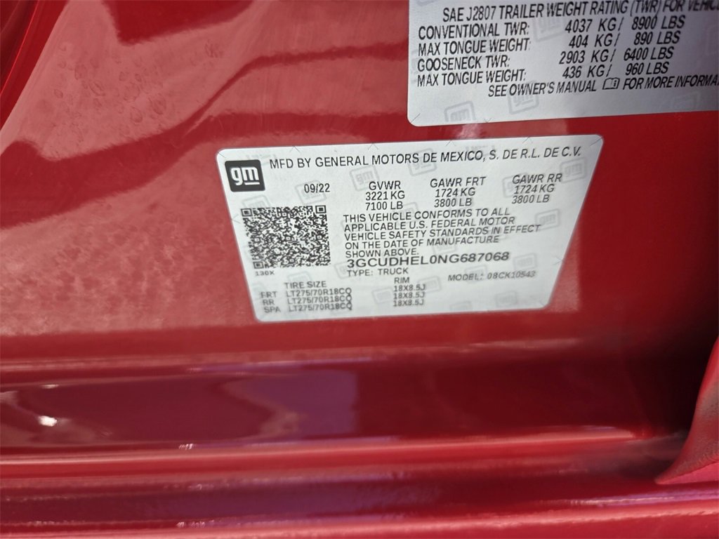 Used 2022 Chevrolet Silverado 1500 ZR2 image 23