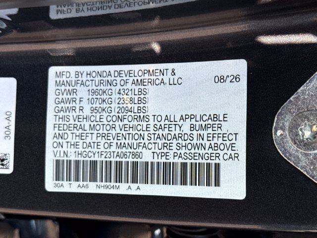 New 2026 Honda Accord LX image 17