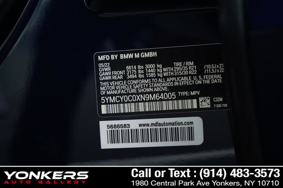 Used 2022 BMW X6 M w/ Competition Package image 76