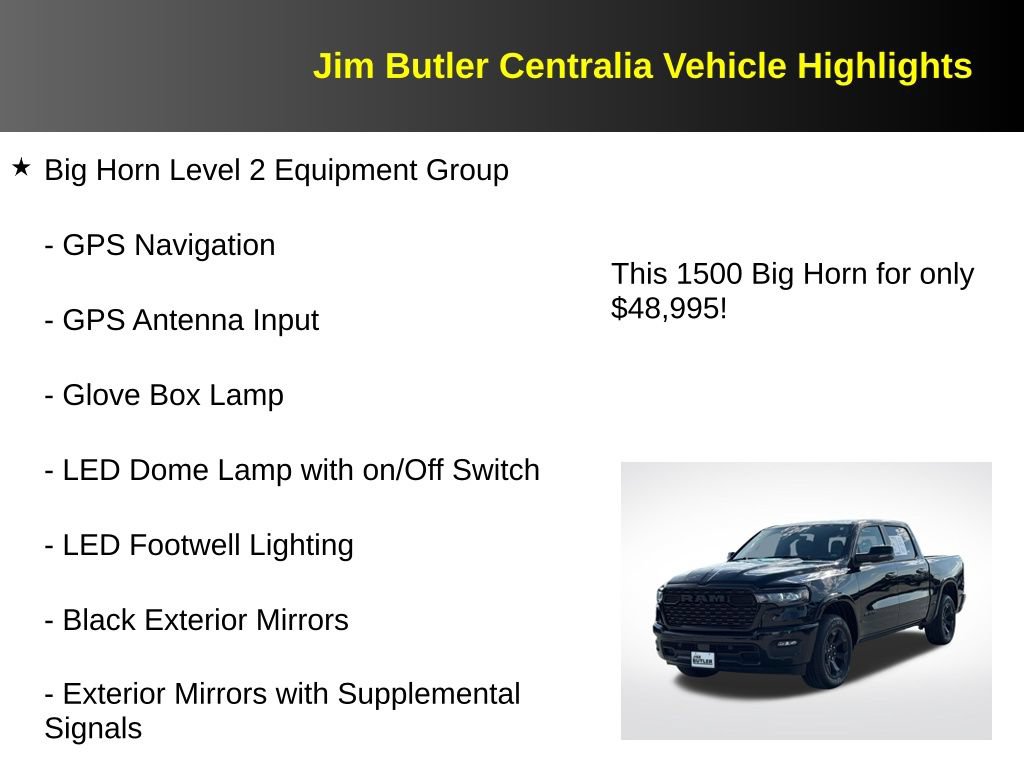 Used 2026 RAM 1500 Big Horn AWD/4WD image 17