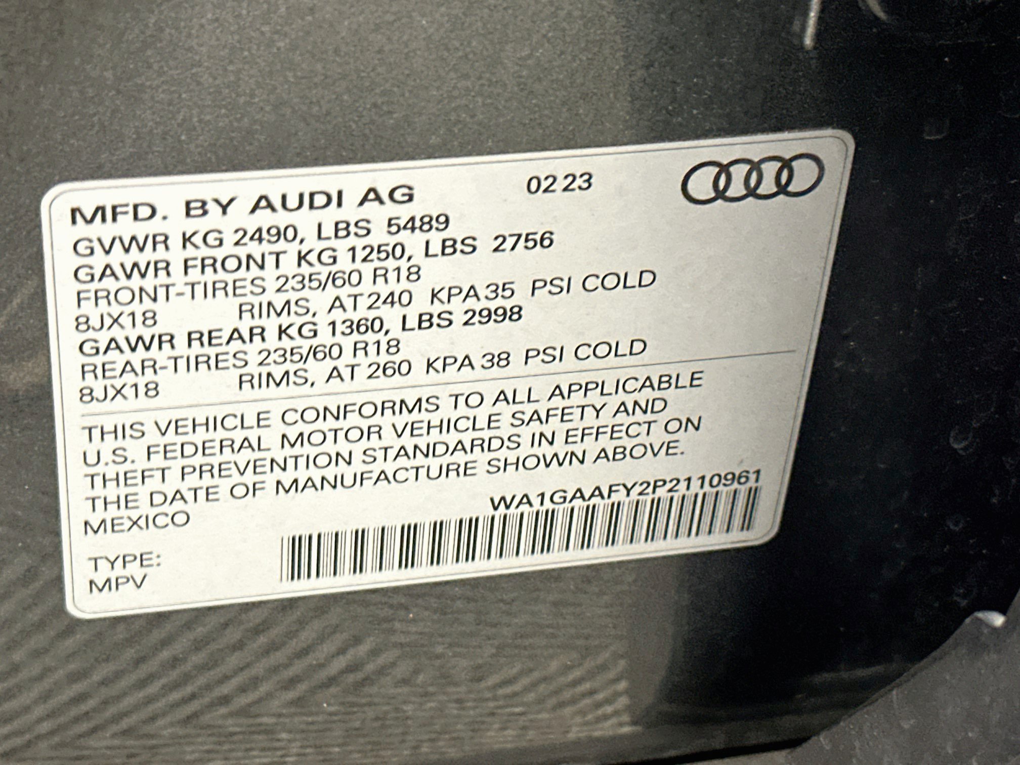 Used 2023 Audi Q5 2.0T Premium w/ Convenience Package AWD/4WD image 12