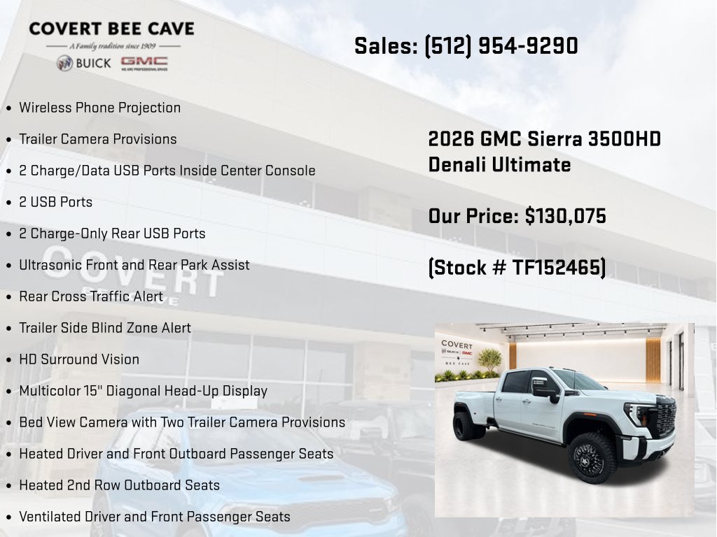 New 2026 GMC Sierra 3500 Denali Ultimate AWD/4WD image 38