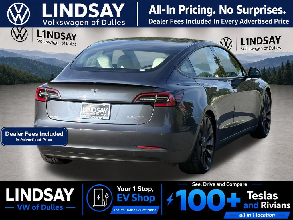 Used 2021 Tesla Model 3 Performance AWD/4WD image 8