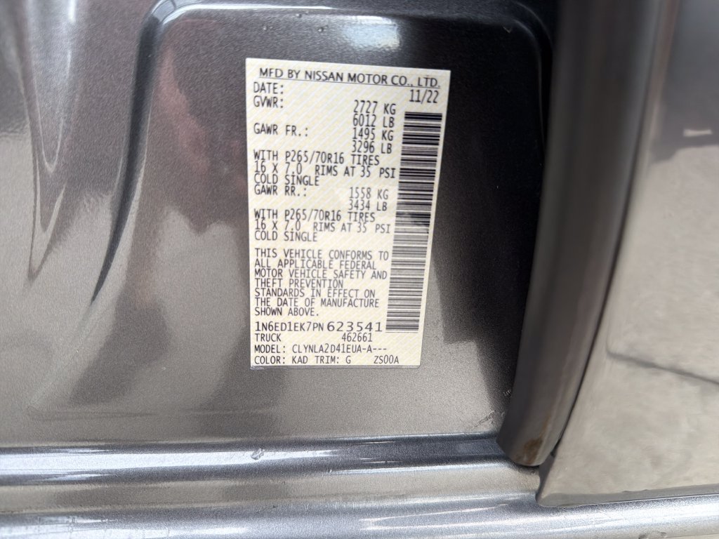 Used 2023 Nissan Frontier S w/ Technology Package AWD/4WD image 31